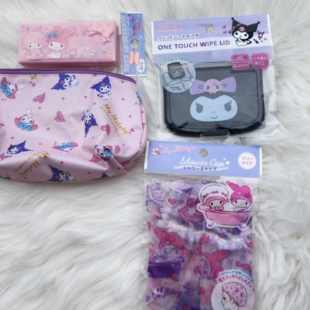 Sanrio Kuromi x My Melody mini travel bundle kit